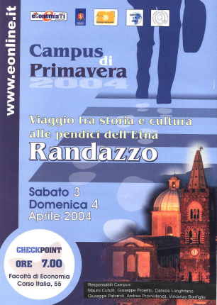 Locandina Campus di Primavera 2004